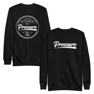 All About That Pressure White Crewneck