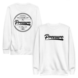 All About That Pressure Black Crewneck